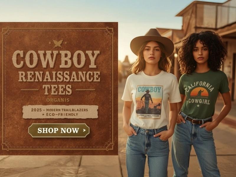 Cowboy Renaissance T-Shirts: Western Style Meets Sustainability