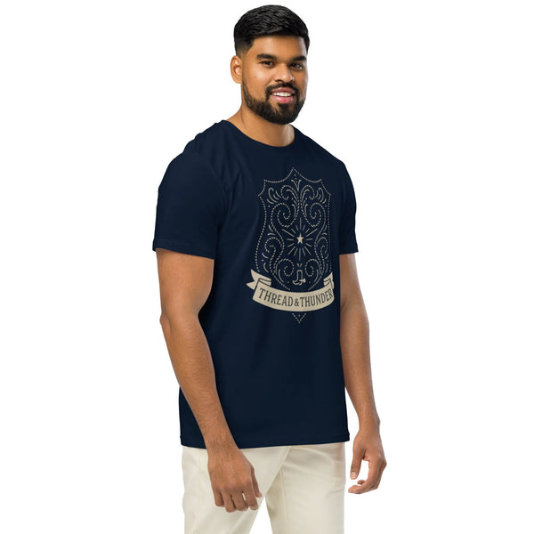 Thread & Thunder Organic Western Shield Tee - Sustainable Organic Design | Detailed Alternative View