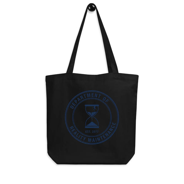 Reality Maintenance Organic Canvas Tote | Heavyweight GOTS Cotton - Sustainable Organic Design | Detailed Alternative View