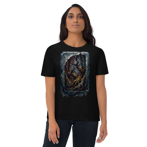 The Architect's Tee: Gnarled Forest Edition | Sustainable Organic Cotton - Sustainable Organic Design | Primary Mockup Front View
