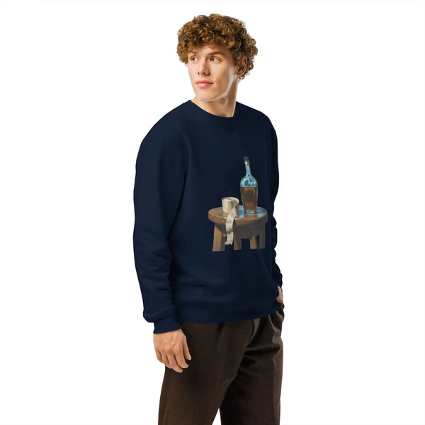 Western Saloon Still Life Organic Sweatshirt | Cowboy Renaissance - Sustainable Organic Design | Detailed Alternative View