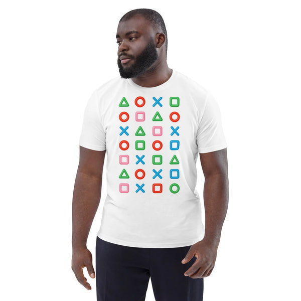 Verified Organic Gamer Icon Tee - Sustainable Streetwear - Sustainable Organic Design | Primary Mockup Front View