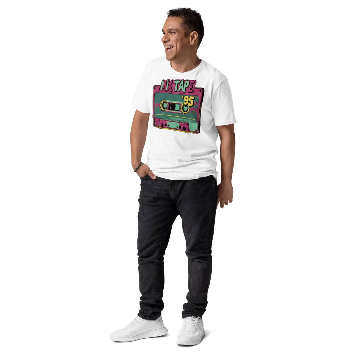 Relive the Glory Days of '90s Music with Our Retro Mixtape T-Shirt! - Design Delight Studio
