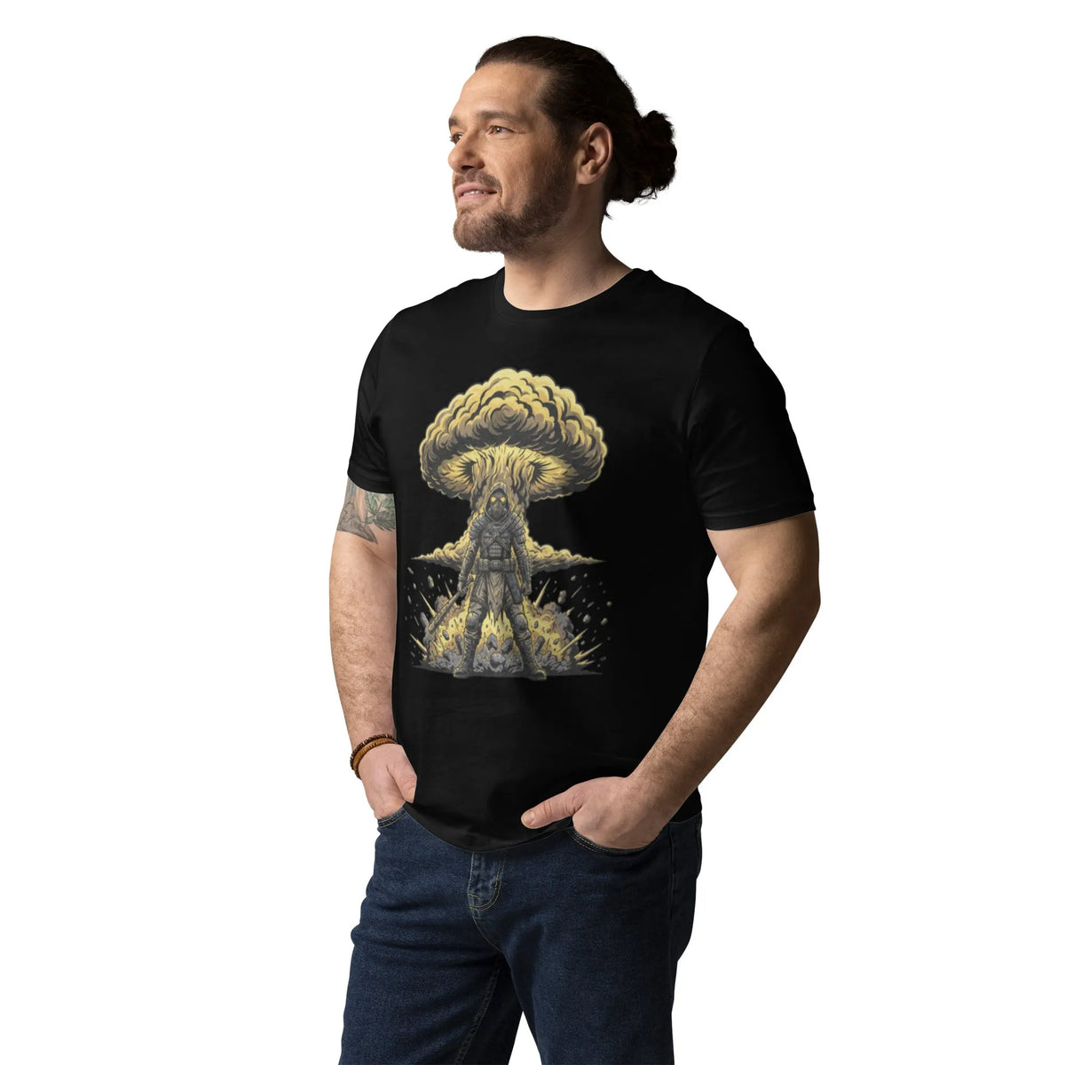 Wasteland Survivor Tee | Sustainable Graphic Design in Organic Cotton - Sustainable Organic Design | Primary Mockup Front View