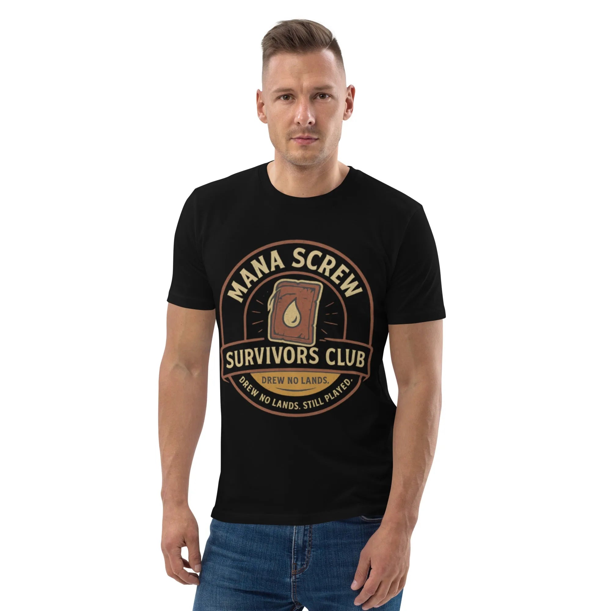 I Used To Auto-Pass on Gaming Tees. Our GOTS Certified Mana Screw Tee Changed My Mind.