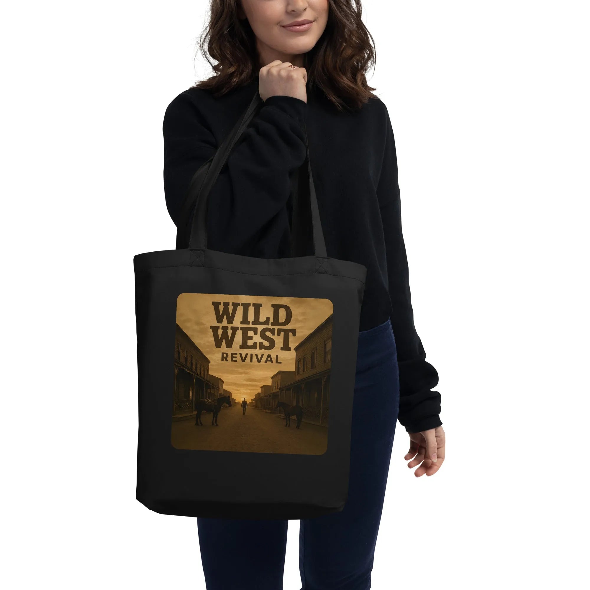 A canvas tote bag, slightly rumpled, under a stark overhead light. A single loose thread dangles.