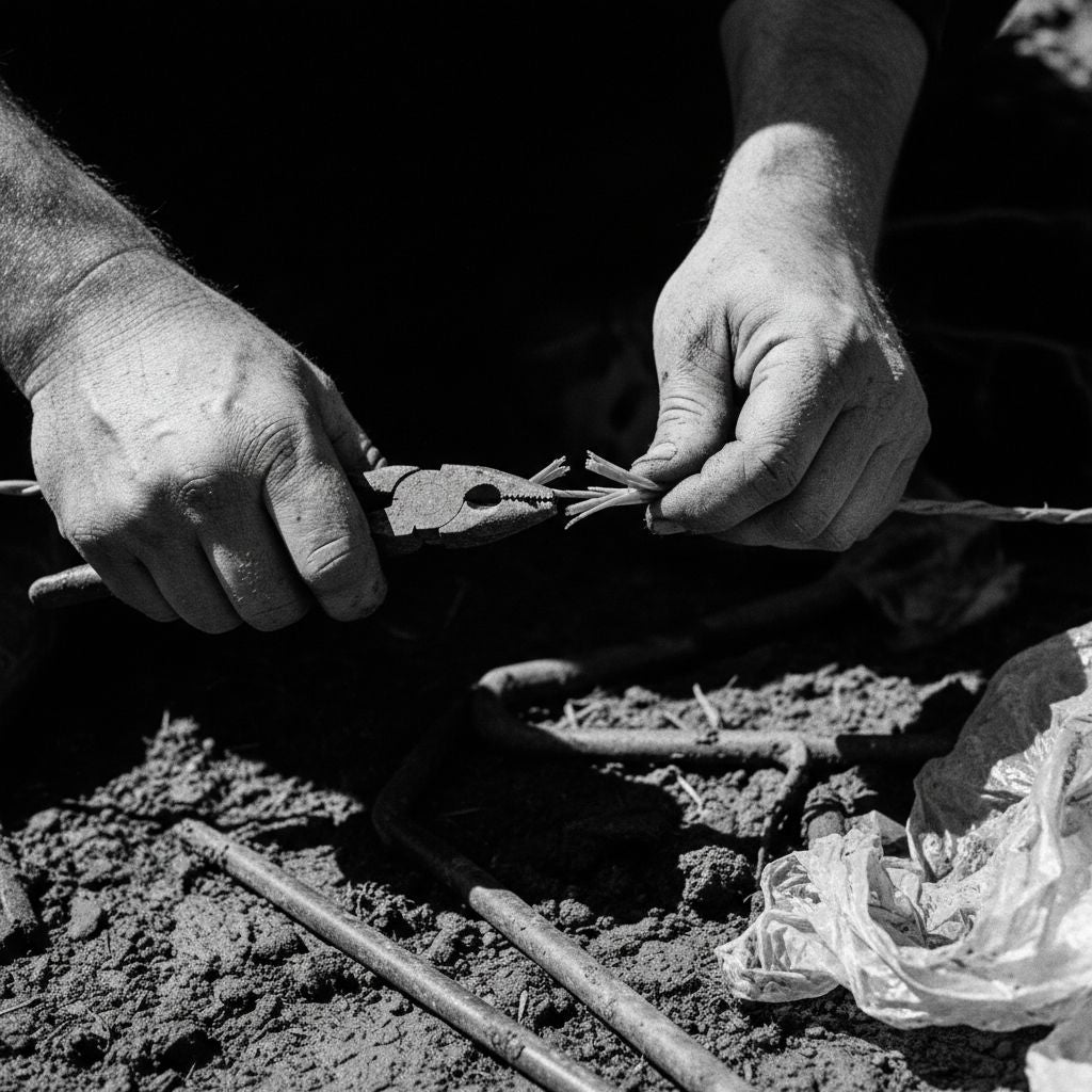 A professional female construction worker wearing an organic hoodie on a job site, representing blue-collar pride.