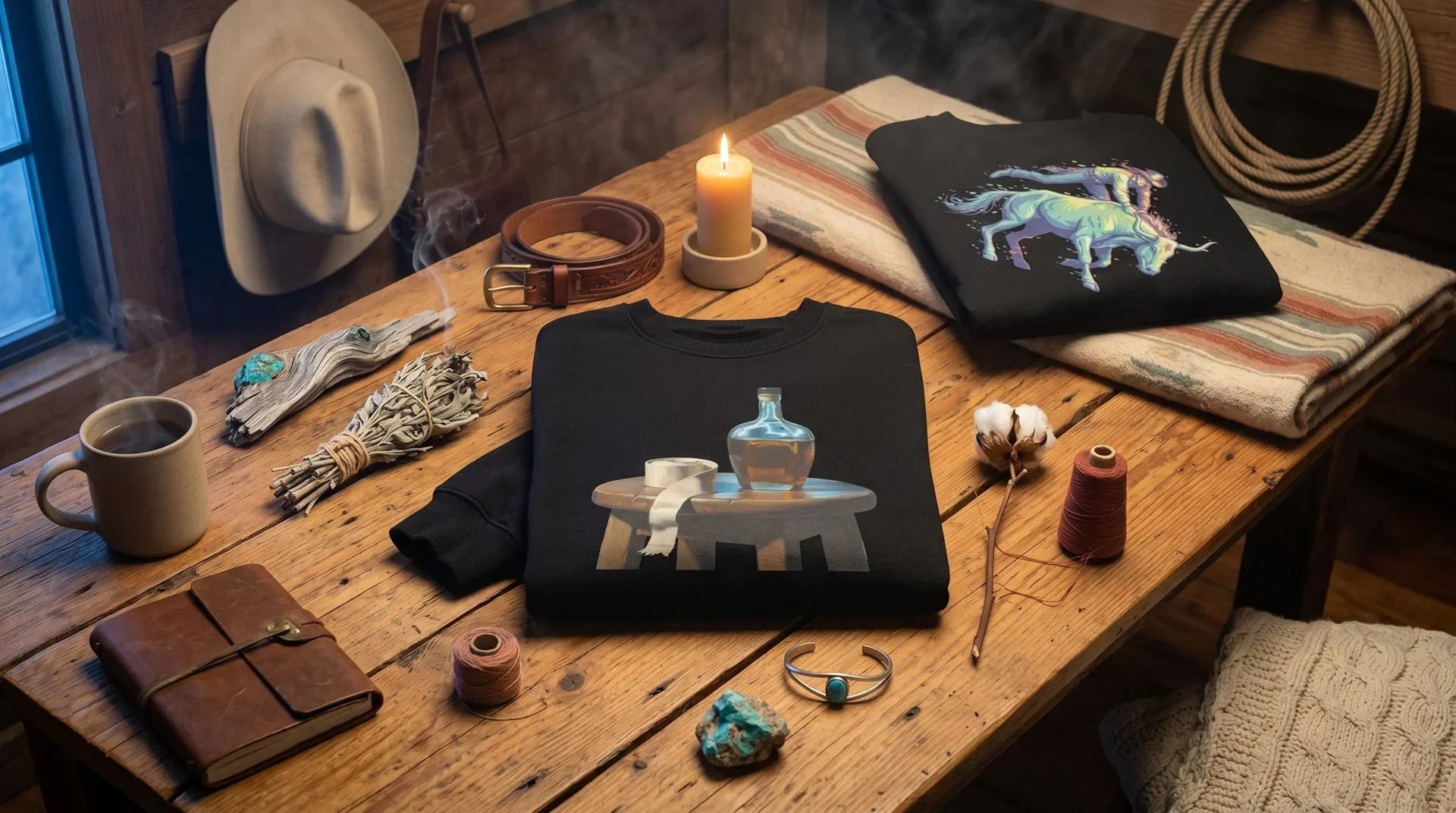 Optimized WebP Collection Image for cowboy-renaissance-sweatshirts