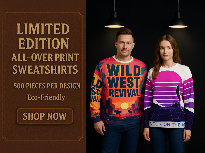 限量版全印花卫衣系列