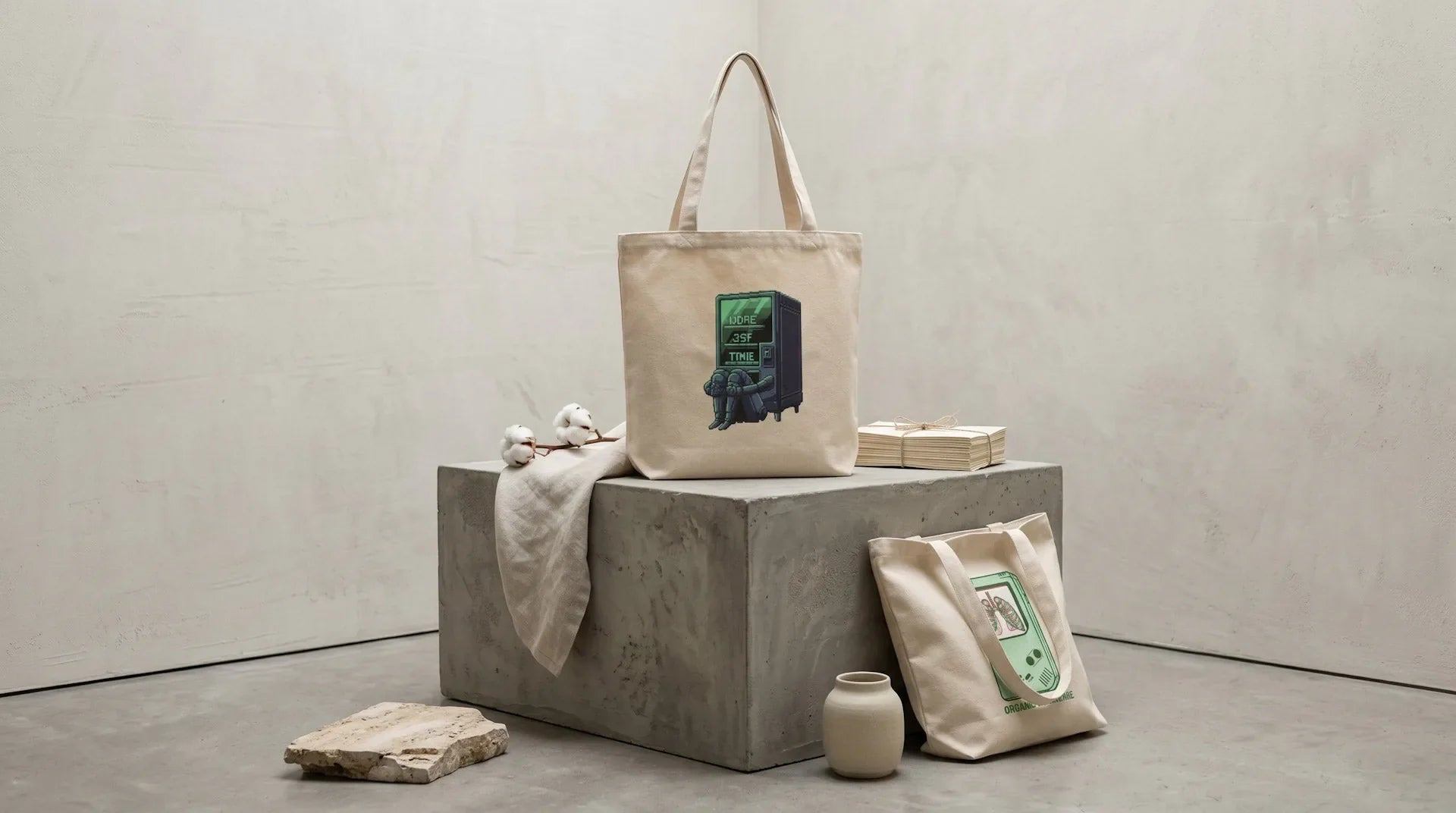 Optimized WebP Collection Image for trending-memes-organic-tote-bags-viral-design-themes