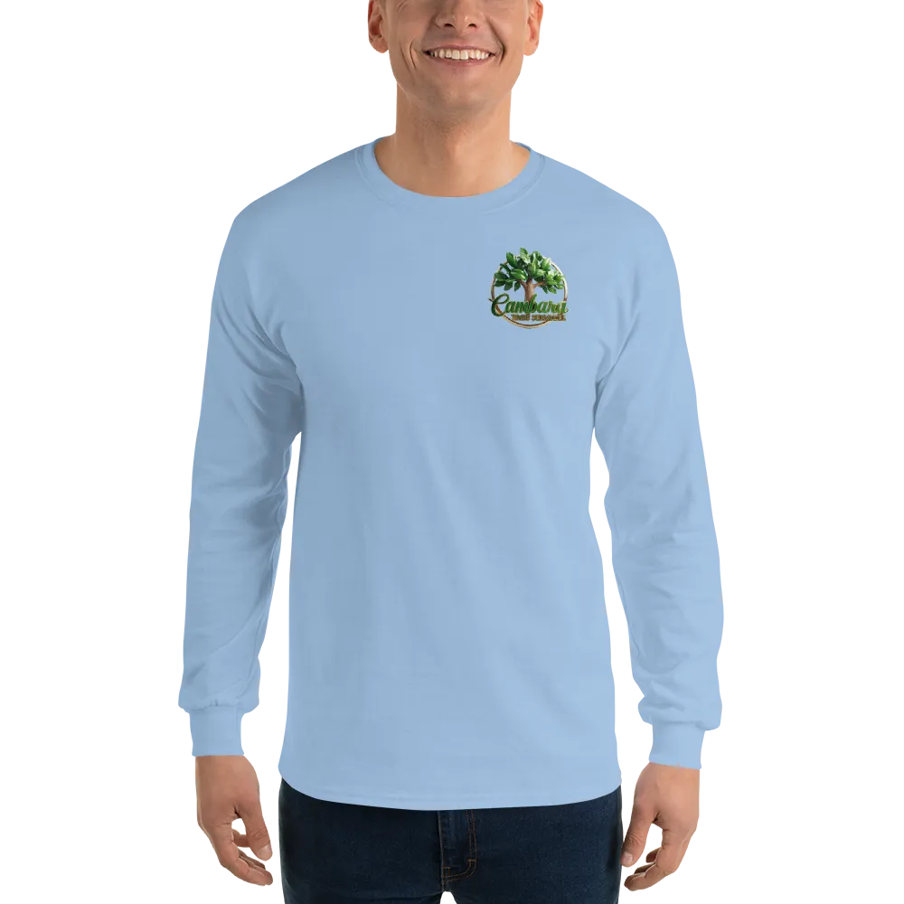 Custom Cambara Tree Services Long Sleeve Shirt – Premium Cotton, Eco-Friendly Print, Durable Workwear - Design Delight Studio