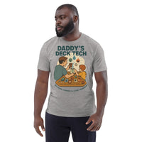 Daddy's Deck Tech - Organic Cotton Gamer T-Shirt - Sustainable Organic Design | Primary Mockup Front View