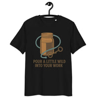 Rustic Spirit Organic Cotton T-Shirt | Cowboy Renaissance Collection - Sustainable Organic Design | Detailed Alternative View
