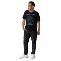 Mind Loop Organic Cotton Tee | Verified Sustainable Gamer Streetwear - Sustainable Organic Design | Primary Mockup Front View