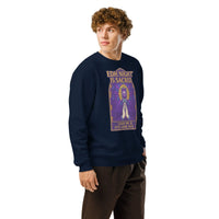 EDH Night Is Sacred | Organic Sustainable Gamer Sweatshirt - Sustainable Organic Design | Detailed Alternative View