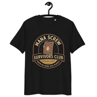 Mana Screw Survivors Organic T-Shirt | Premium Gamer Streetwear - Sustainable Organic Design | Detailed Alternative View
