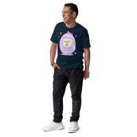 Unisex Virtual Pet Tee – Organic Cotton Retro Gamer Streetwear - Sustainable Organic Design | Primary Mockup Front View
