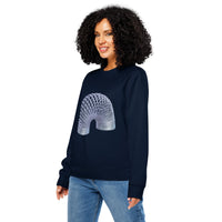 Organic Cotton Retro Slinky Sweatshirt – GOTS & Vegan Certified - Sustainable Organic Design | Primary Mockup Front View