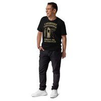 Cardboard Confessional | Organic Cotton Gamer Streetwear Tee - Sustainable Organic Design | Primary Mockup Front View