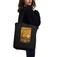 Owl Egg Surprise Organic Tote | GOTS Certified Cotton - Sustainable Organic Design | Detailed Alternative View