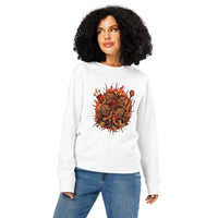 Chaos Spark Squad Organic Gamer Sweatshirt - Sustainable Streetwear - Sustainable Organic Design | Primary Mockup Front View