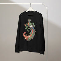 Paradise Wings Organic Gamer Sweatshirt – Sustainable TCG Streetwear - Sustainable Organic Design | Detailed Alternative View