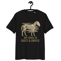 Dust & Drive Organic Cotton Tee | Vintage Western Graphic - Sustainable Organic Design | Detailed Alternative View
