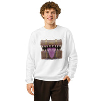 Mimic Chest Organic Sweatshirt | Sustainable Gamer Streetwear - Sustainable Organic Design | Primary Mockup Front View