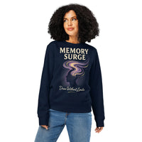 Memory Surge Organic Gamer Sweatshirt - Sustainable Organic Design | Detailed Alternative View