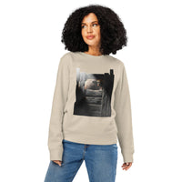 Rustic Bull Gate Organic Sweatshirt | Cowboy Renaissance - Sustainable Organic Design | Primary Mockup Front View