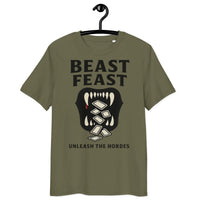 Beast Feast Organic Cotton Tee | Sustainable Gamer Streetwear - Sustainable Organic Design | Detailed Alternative View