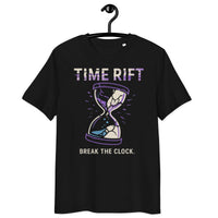 Time Rift Organic Cotton Tee | Premium Gamer Streetwear - Sustainable Organic Design | Detailed Alternative View