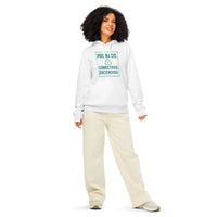 "Probado. Conectado." Organic Electrician Hoodie | Blue-Collar Pride Collection - Sustainable Organic Design | Primary Mockup Front View