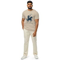 Range Constellation Organic T-Shirt | Cowboy Renaissance Star Map - Sustainable Organic Design | Primary Flat-lay Front View