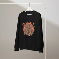 Chaos Spark Squad Organic Gamer Sweatshirt - Sustainable Streetwear - Sustainable Organic Design | Detailed Alternative View