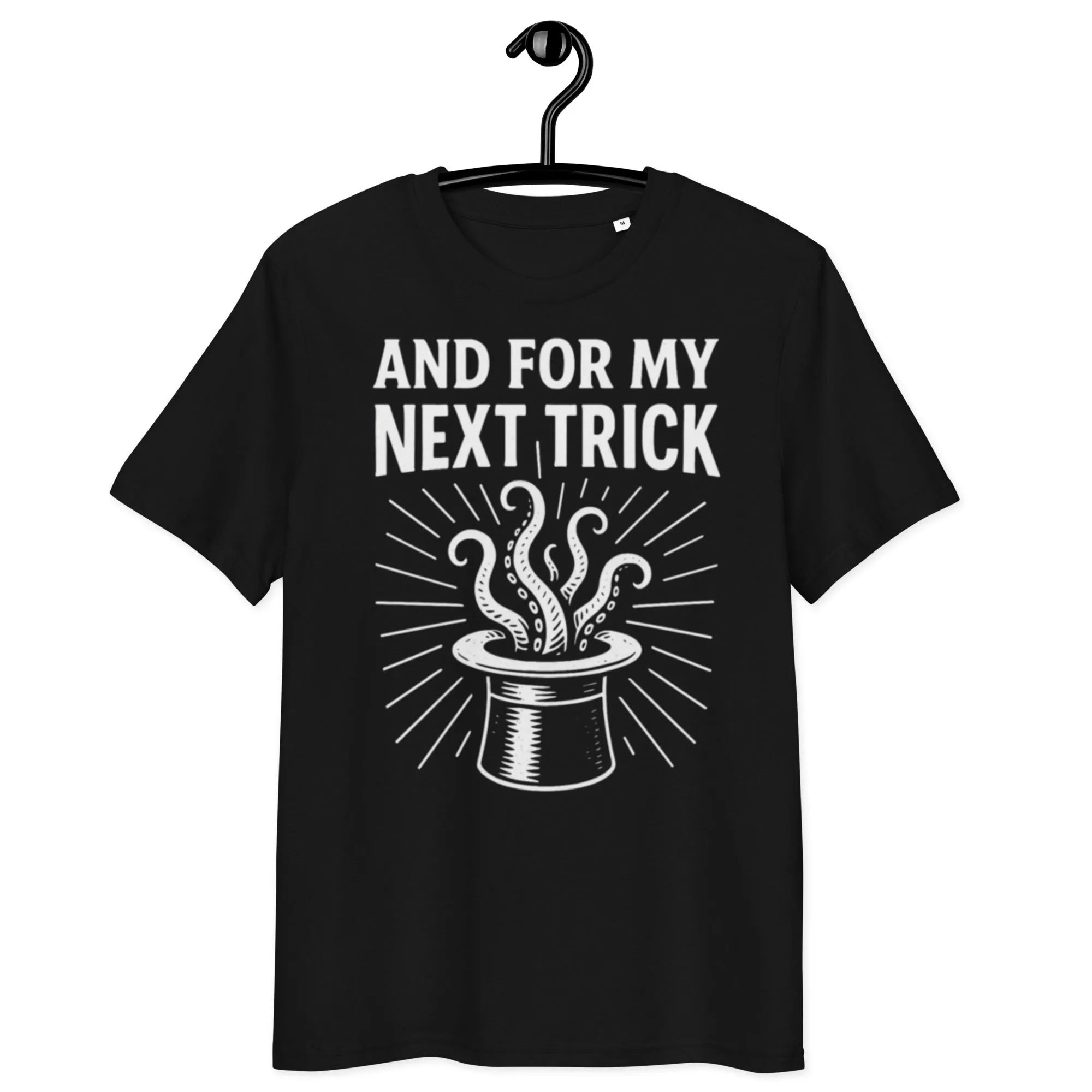And For My Next Trick | Organic Cotton Graphic Tee - Sustainable Gamer Streetwear - Sustainable Organic Design | Detailed Alternative View