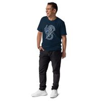 Storm Dragon Tee | GOTS Organic Cotton & Sustainable Design - Sustainable Organic Design | Detailed Alternative View
