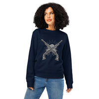 Mystic Revolver Organic Crewneck | Sustainable Western Streetwear - Sustainable Organic Design | Detailed Alternative View
