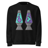 Organic Cotton Lava Lamp Sweatshirt – GOTS & Vegan Certified - Sustainable Organic Design | Detailed Alternative View