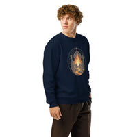Arcane Desert Gateway Organic Sweatshirt | Sustainable Gamer Streetwear - Sustainable Organic Design | Detailed Alternative View