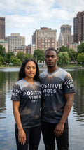 Limited Edition Recycled Performance T-Shirt - Couple / Duo in Boston Frog Pond - Eco-Aesthetic Lifestyle