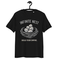 Infinite Nest Token Builder Tee | Organic Cotton Gamer Streetwear - Sustainable Organic Design | Detailed Alternative View