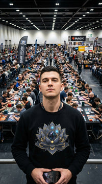 Mystical Lotus Organic Cotton Sweatshirt - Tournament Grinder (CCG) in Tournament Hall - Legendary Pull