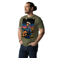 2025 Cowboy Tour Organic Cotton T-Shirt – Western Country Music Graphic Tee - Design Delight Studio