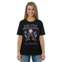 End-Step Epiphanies | Verified Organic Cotton T-Shirt - Sustainable Organic Design | Primary Mockup Front View