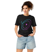 Neon Lasso Orbit Tee | 100% GOTS Organic Cotton - Sustainable Organic Design | Primary Flat-lay Front View