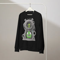 XP Reactor Organic Cotton Sweatshirt | Sustainable Gamer Streetwear - Sustainable Organic Design | Detailed Alternative View