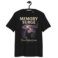 Memory Surge Organic Cotton T-Shirt | Sustainable Gamer Streetwear - Sustainable Organic Design | Detailed Alternative View