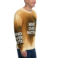 Mind Over Matter Sustainable Sweatshirt - Verified Recycled Streetwear - Sustainable Organic Design | Detailed Alternative View