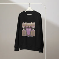 Mimic Chest Organic Sweatshirt | Sustainable Gamer Streetwear - Sustainable Organic Design | Detailed Alternative View